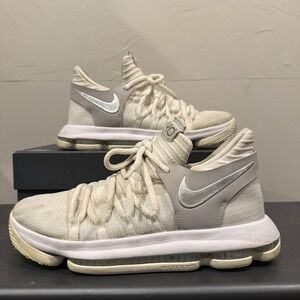 Nike KD 9 Grey Silver Kevin Durant Basketball Shoes Sneakers‎ Size 7Y
